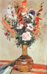 Rosas en un jarrón, 1872